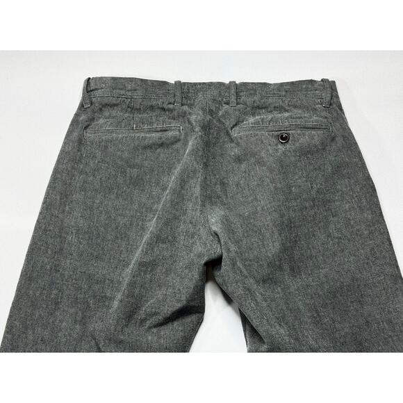 J. Crew Men's Style 484 Slim Tapered Leg Gray Chino Pants - Size 30x32 - Picture 4 of 7